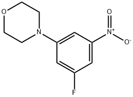 4-(3-fluoro-5-nitrophenyl)morpholine Struktur