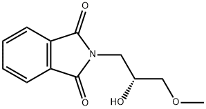 1H-Isoindole-1,3(2H)-dione, 2-[(2R)-2-hydroxy-3-methoxypropyl]- Structure