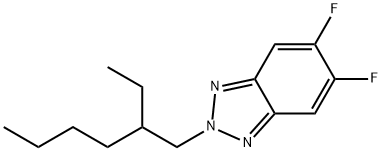 2-(2-乙基己基)-5,6-二氟-2H-苯并[D][1,2,3]三唑,2211181-64-3,结构式