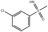 1-氯-3-(S-甲基磺酰亚胺基)苯,22133-00-2,结构式
