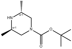 trans-1-Boc-3,5-dimethyl-piperazine,2216747-02-1,结构式