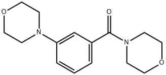 Methanone, 4-morpholinyl[3-(4-morpholinyl)phenyl]- Struktur