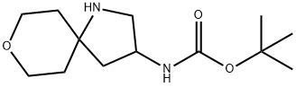 tert-butyl N-{8-oxa-1-azaspiro[4.5]decan-3-yl}carbamate Structure