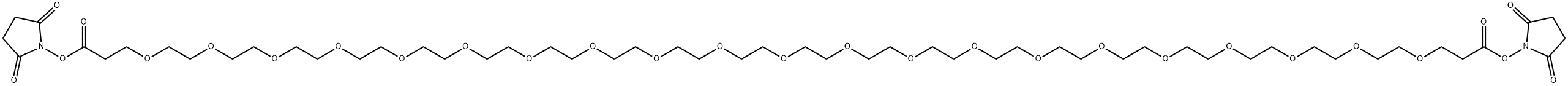 BIS-PEG21-NHS ESTER;≥98%,2221948-98-5,结构式