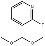 3-(Dimethoxymethyl)-2-fluoropyridine, 2222511-97-7, 结构式