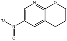 6-Nitro-2H,3H,4H-pyrano[2,3-b]pyridine Struktur