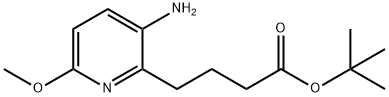 tert-Butyl 4-(3-amino-6-methoxypyridin-2-yl)butanoate Struktur