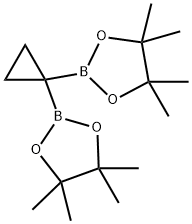 2，2'-(cyclopropane-1，1-diyl)bis(4，4，5，5-tetramethyl-1，3，2-dioxaborolane) Struktur
