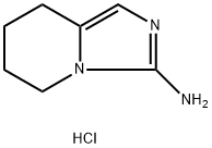 Imidazo[1,5-a]pyridin-3-amine, 5,6,7,8-tetrahydro-, hydrochloride (1:1) Struktur