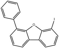 4-碘-6-苯基二苯并呋喃 结构式