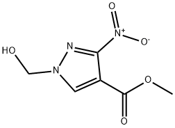 methyl 1-(hydroxymethyl)-3-nitro-1H-pyrazole-4-carboxylate,2226033-97-0,结构式