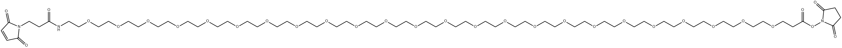 Mal-PEG24-NHS ester Structure