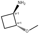 trans-2-Methoxy-cyclobutylamine Structure