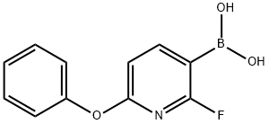 Boronic acid, B-(2-fluoro-6-phenoxy-3-pyridinyl)- Structure