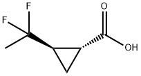 2227855-14-1 Cyclopropanecarboxylic acid, 2-(1,1-difluoroethyl)-, (1R,2R)-