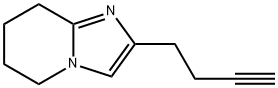 2-(But-3-yn-1-yl)-5,6,7,8-tetrahydroimidazo[1,2-a]pyridine Structure