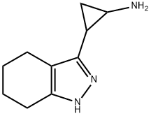 2-(4,5,6,7-Tetrahydro-1H-indazol-3-yl)cyclopropan-1-amine 化学構造式