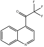 Ethanone, 2,2,2-trifluoro-1-(4-quinolinyl)- Structure