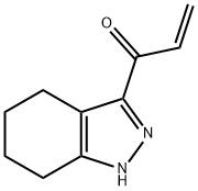 1-(4,5,6,7-Tetrahydro-1H-indazol-3-yl)prop-2-en-1-one 化学構造式
