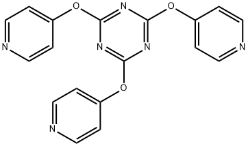 2,4,6-Tris-(pyridin-4-yloxy)-[1,3,5]triazine 结构式