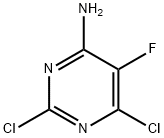 4-Pyrimidinamine, 2,6-dichloro-5-fluoro- Struktur