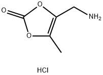 4-(氨基甲基)-5-甲基-1,3-二氧代-2-酮盐酸盐 结构式