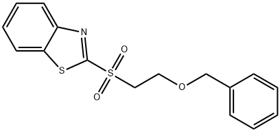 2-[[2-(苯基甲氧基)乙基]磺酰基]-苯并噻唑,2231105-11-4,结构式