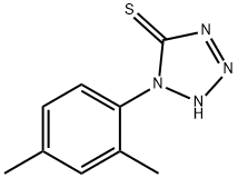 1-(2,4-二甲基苯基)-1H-1,2,3,4-四唑-5-硫醇,22347-25-7,结构式