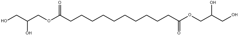 Bis(2,3-dihydroxypropyl)dodecanedioate Structure