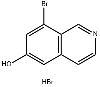 6-Isoquinolinol, 8-bromo-, hydrobromide (1:1) Struktur