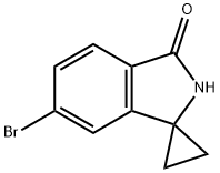 Spiro[cyclopropane-1,1'-[1H]isoindol]-3'(2'H)-one, 6'-bromo- Struktur