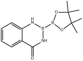 2-(4,4,5,5-tetramethyl-1,3,2-dioxaborolan-2-yl)-2,3-dihydrobenzo[d][1,3,2]diazaborinin-4(1H)-one, 2242502-19-6, 结构式