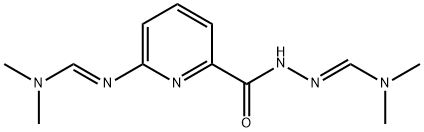 2-Pyridinecarboxylic acid, 6-[(E)-[(dimethylamino)methylene]amino]-, (2E)-2-[(dimethylamino)methylene]hydrazide Structure