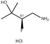 (R)-4-amino-3-fluoro-2-methylbutan-2-ol hydrochloride Structure
