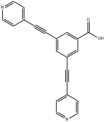 3,5-双(吡啶-4-基乙炔基)苯甲酸,2243148-99-2,结构式