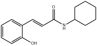 (E)-N-环己基-3-(2-羟基苯基)丙烯酰胺 结构式