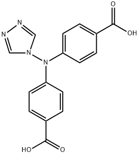4,4'-((4H-1,2,4-triazol-4-yl)azanediyl)dibenzoic acid Structure