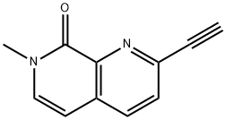 2-Ethynyl-7-methyl-1,7-naphthyridin-8(7H)-one Structure