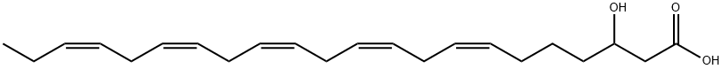 7,10,13,16,19-Docosapentaenoic acid, 3-hydroxy-, (7Z,10Z,13Z,16Z,19Z)- Struktur