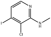 3-chloro-4-iodo-N-methylpyridin-2-amine Structure