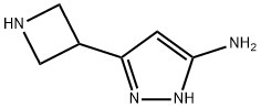 1H-Pyrazol-5-amine, 3-(3-azetidinyl)- Structure