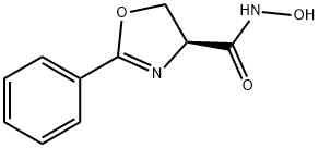 4-Oxazolecarboxamide, 4,5-dihydro-N-hydroxy-2-phenyl-, (4S)- 化学構造式