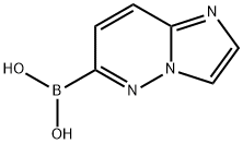 B-咪唑并[1,2-B]哒嗪-6-基硼酸 结构式