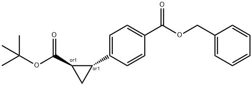 benzyl 4-((1R,2R)-2-(tert-butoxycarbonyl)cyclopropyl)benzoate,2246333-00-4,结构式