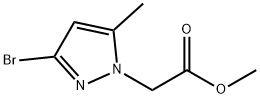 2-(3-溴-5-甲基-1H-吡唑-1-基)乙酸甲酯,2246364-52-1,结构式