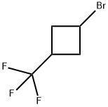 Cyclobutane, 1-bromo-3-(trifluoromethyl)- Structure