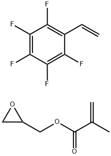 聚(五氟苯乙烯-CO-甲基丙烯酸缩水甘油酯), 224962-38-3, 结构式
