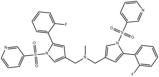 Vonoprazan Fumarate Impurity 6, 2250243-23-1, 结构式