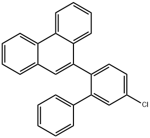 9-(5-CHLORO-[1,1'-BIPHENYL]-2-YL)PHENANTHRENE,2251733-12-5,结构式