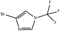 1H-Imidazole, 4-bromo-1-(trifluoromethyl)- Struktur